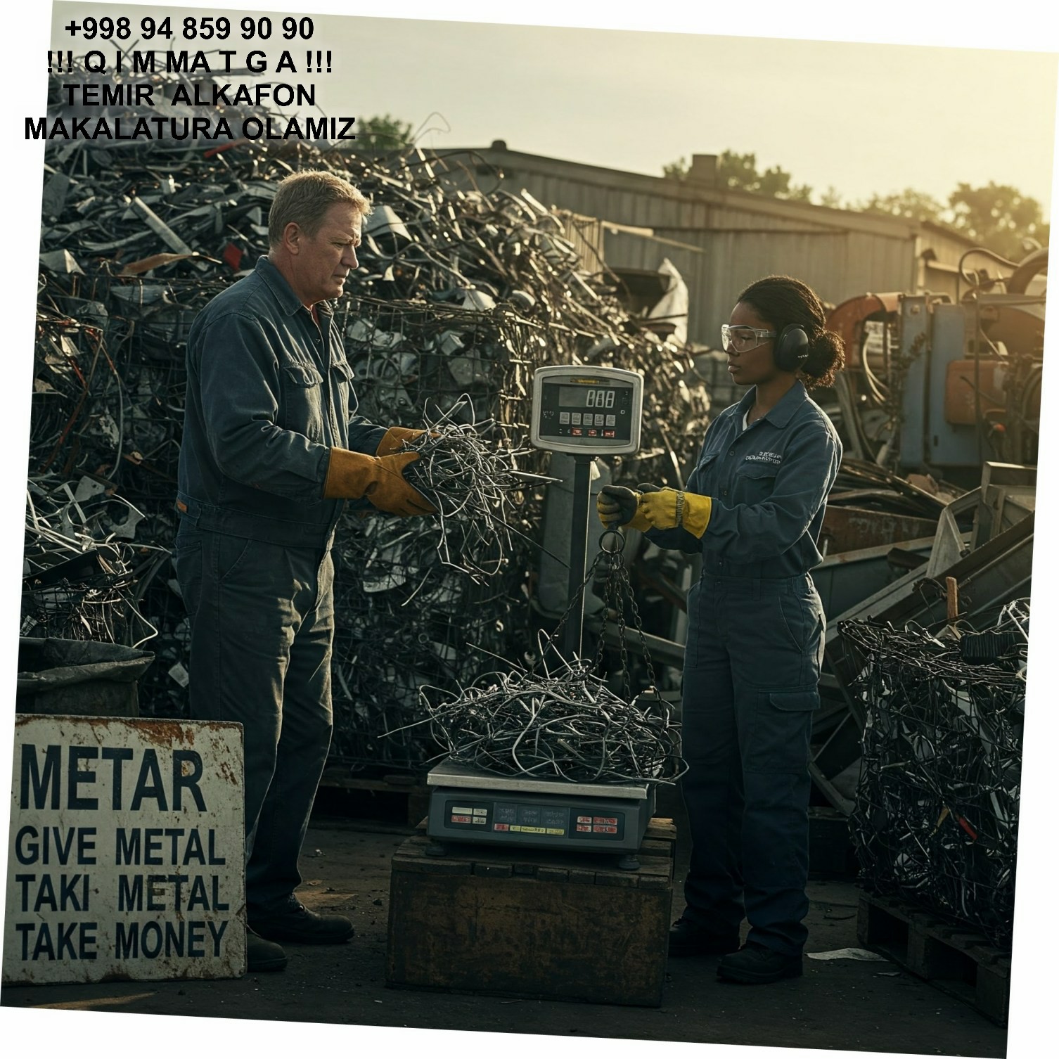 Metallolom qabul qilish Yuqorichirchiq