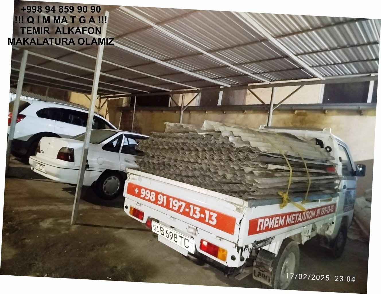 Metallolom qabul qilish Ortachirchiq