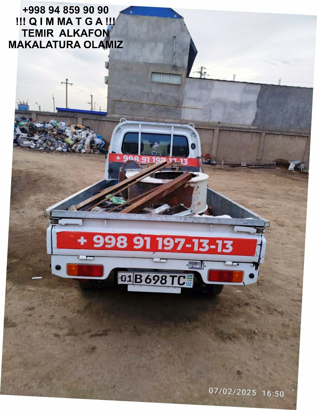 Metallolom qabul qilish Bektemir